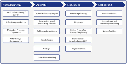 Vorgehensmodell Software Einführung